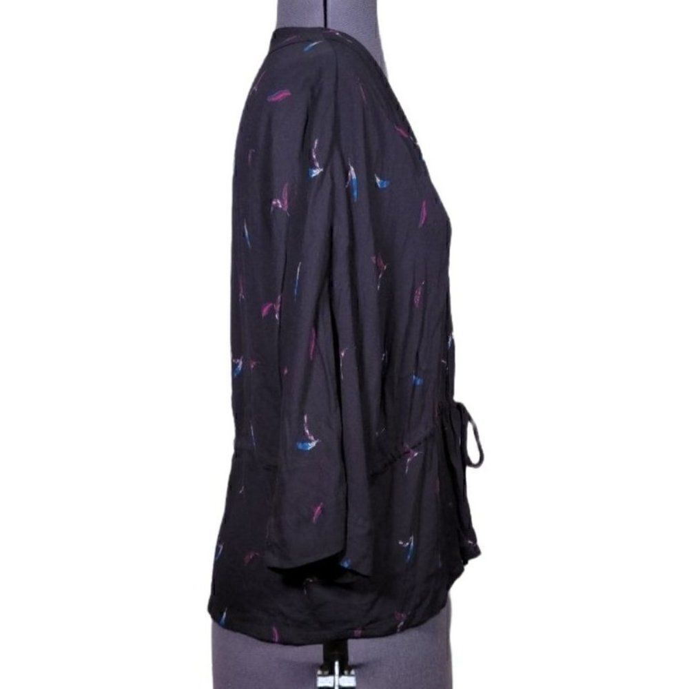 ExpressâBlackâDrawstring OverâShirtâSzâXS - Picture 2 of 9
